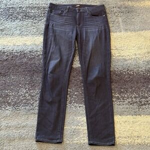 Paige Skyline Skinny Jeans Women's Size 30 Dark Wash Mid Rise